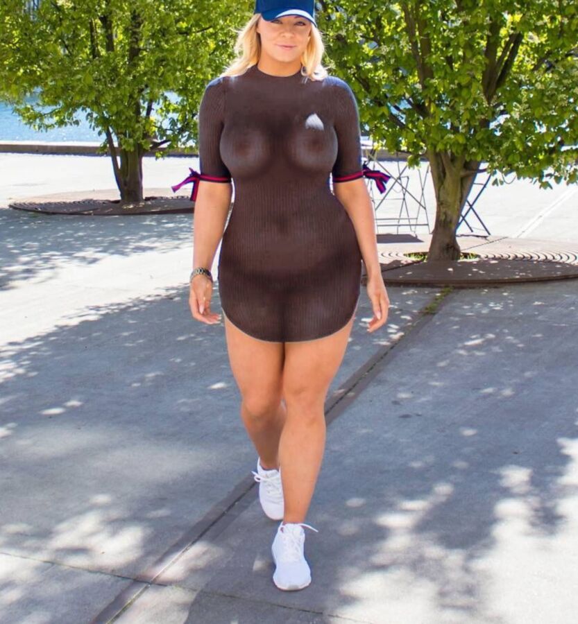 nipples and tits through tops