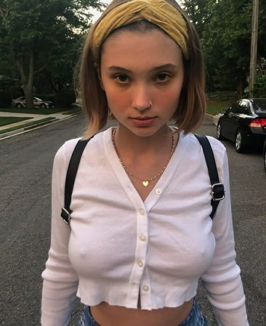 nipples and tits through tops