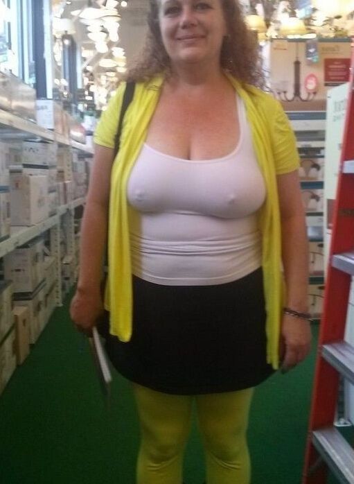 nipples and tits through tops