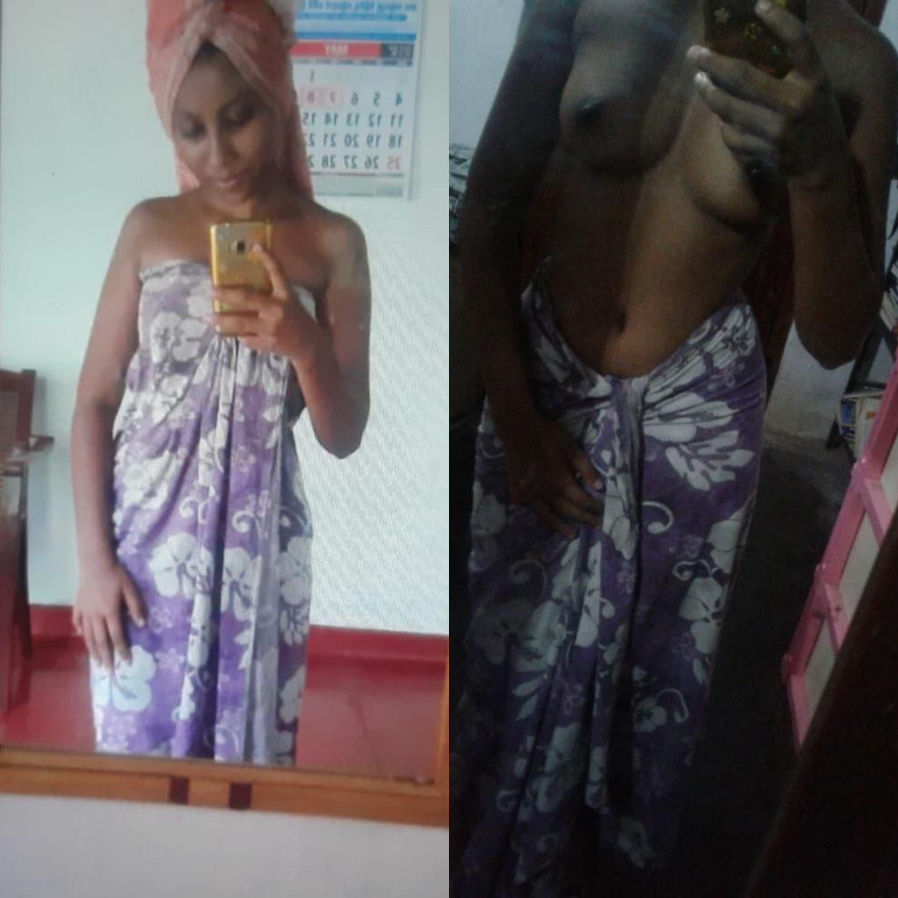 Indian cute girl mirror pic