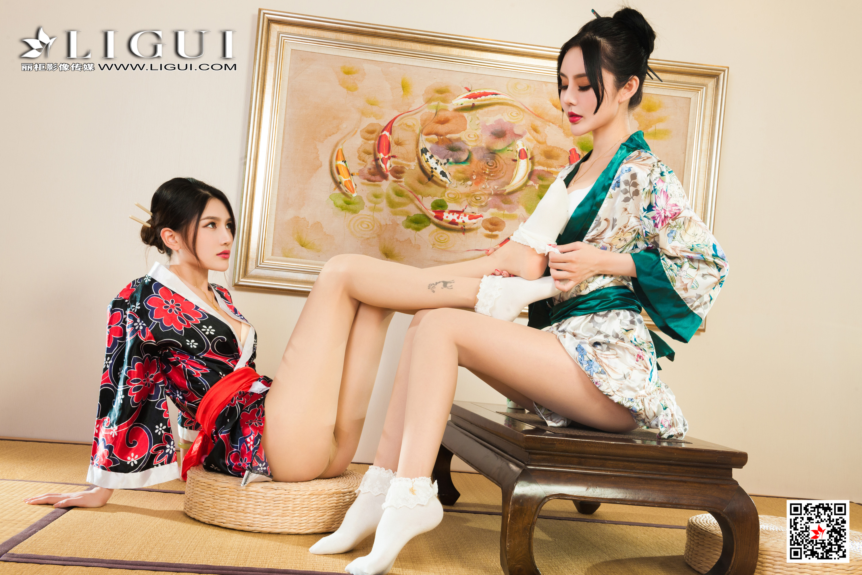 Foot Fetish Twin Flowers 88