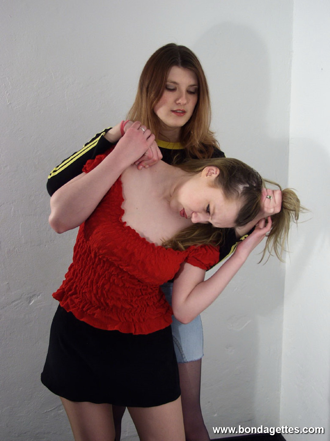 Hot girl in bondage 350