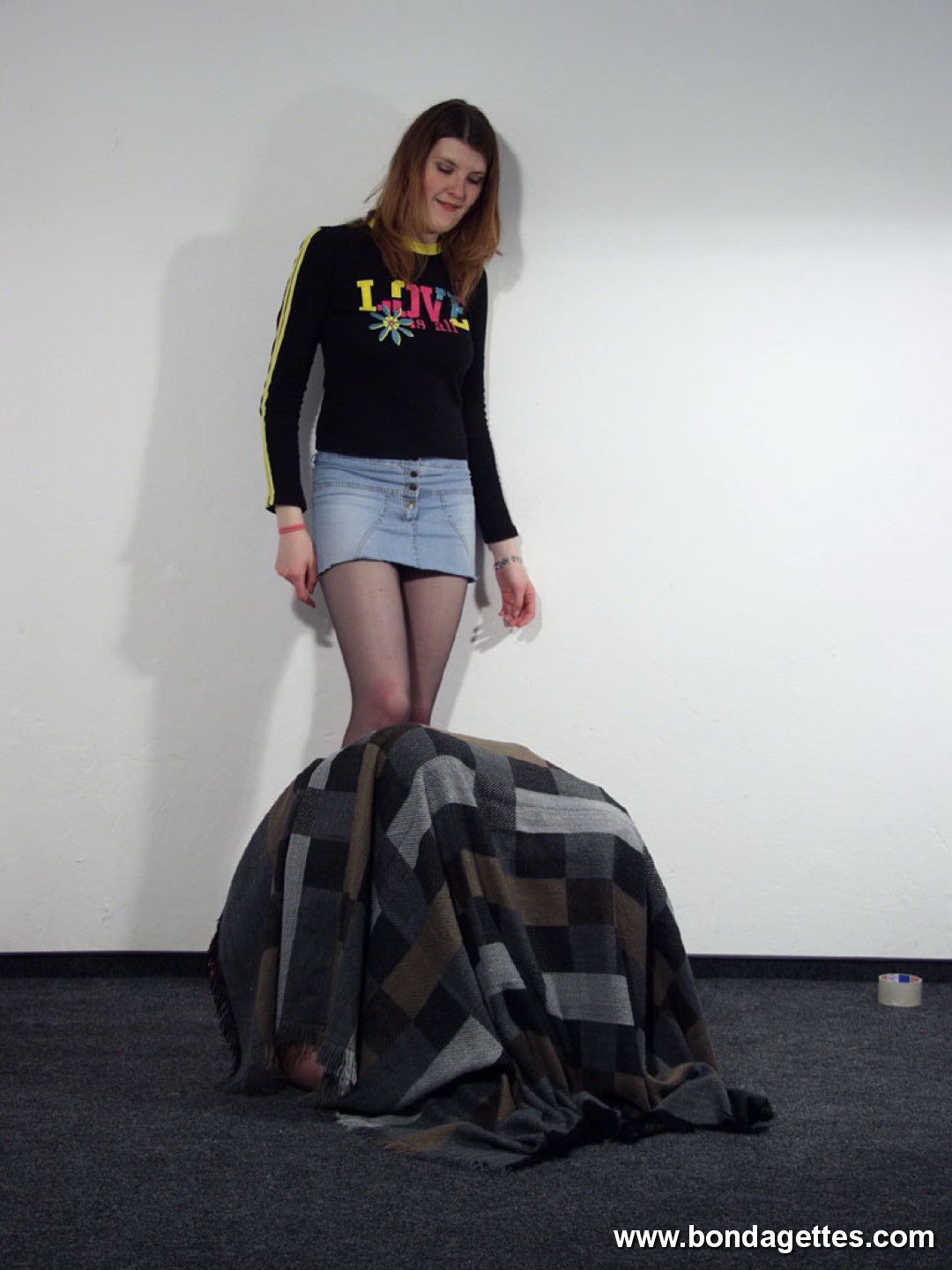 Hot girl in bondage 350