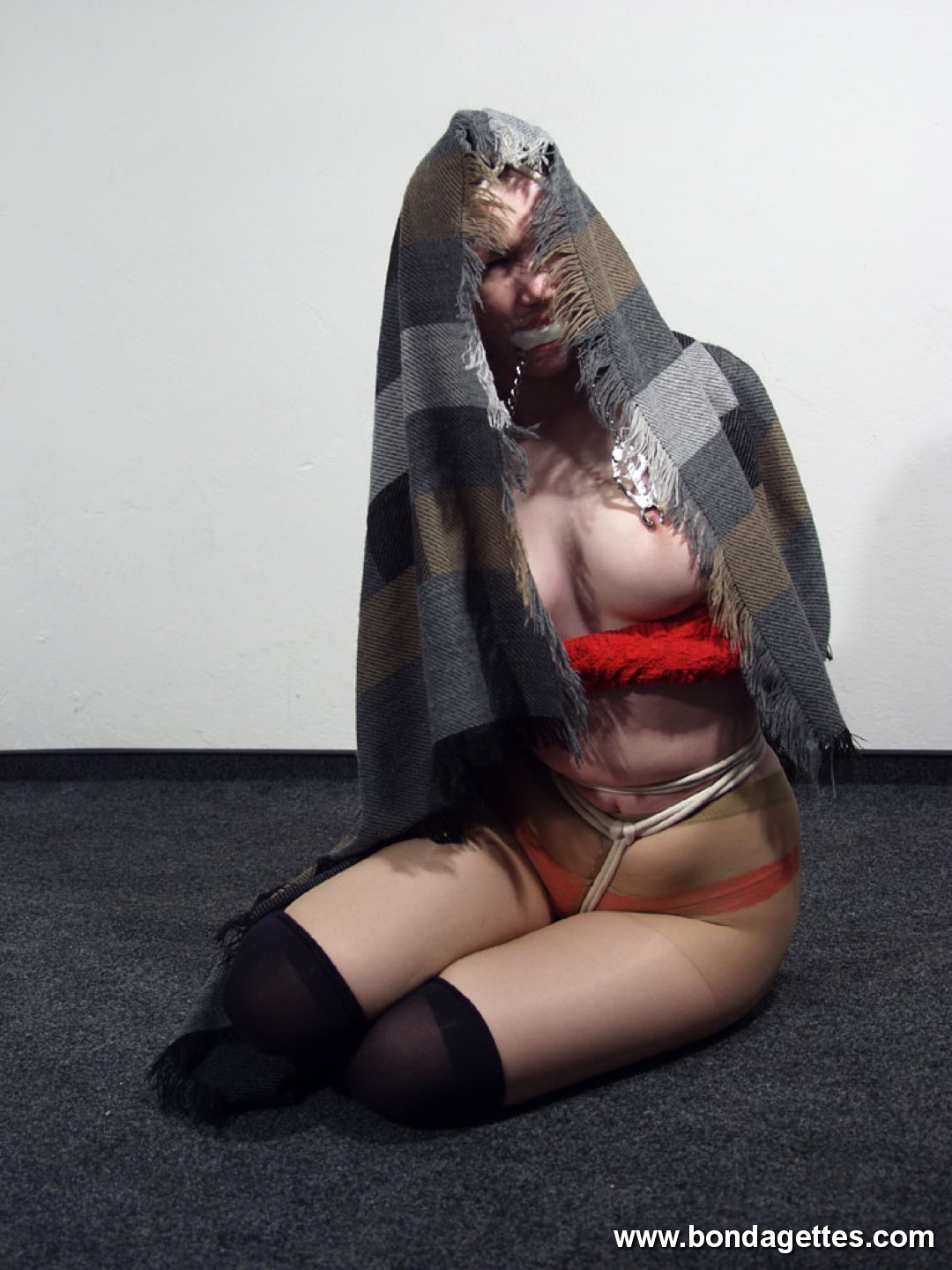 Hot girl in bondage 350