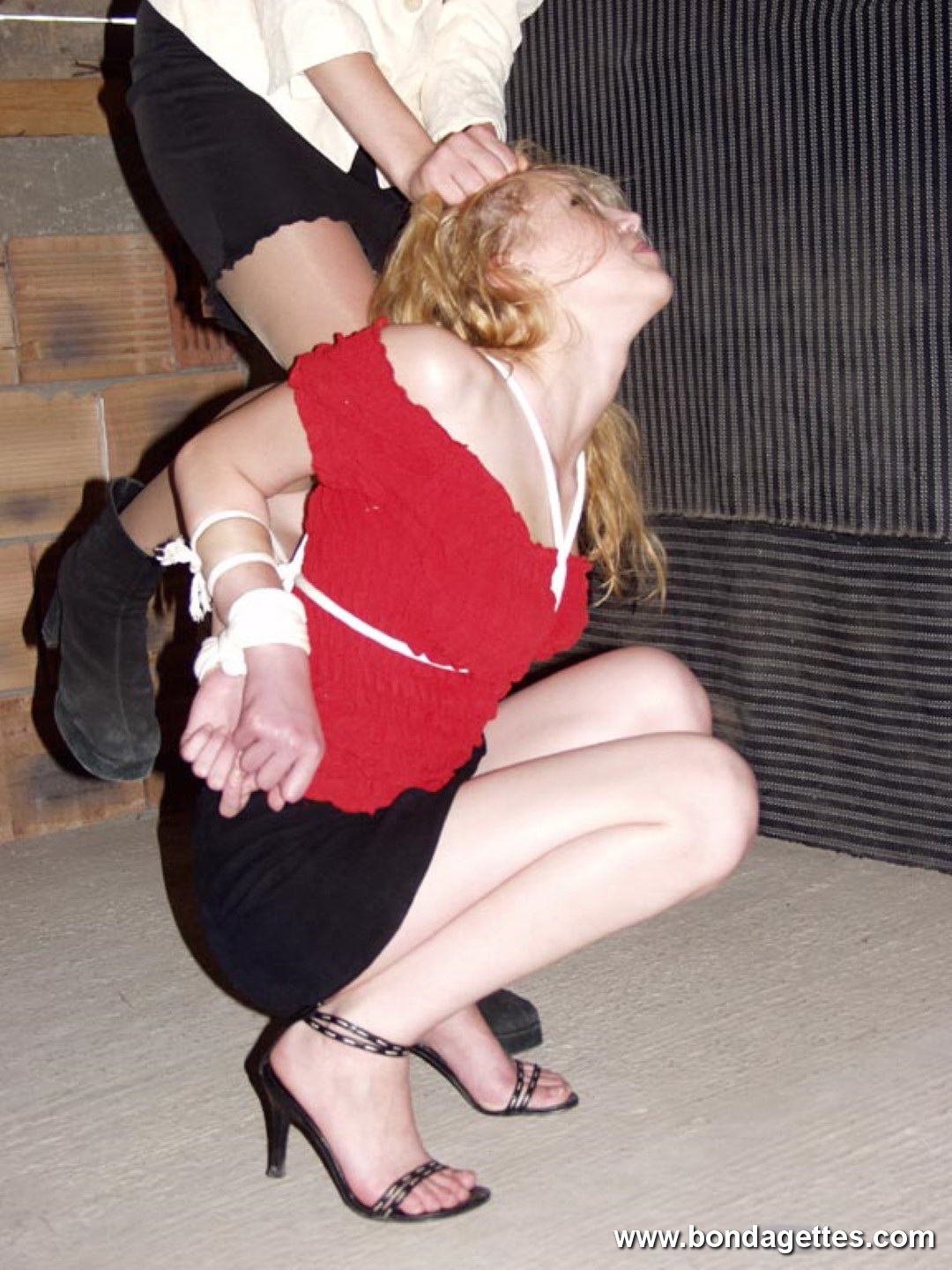 Hot girl in bondage 360