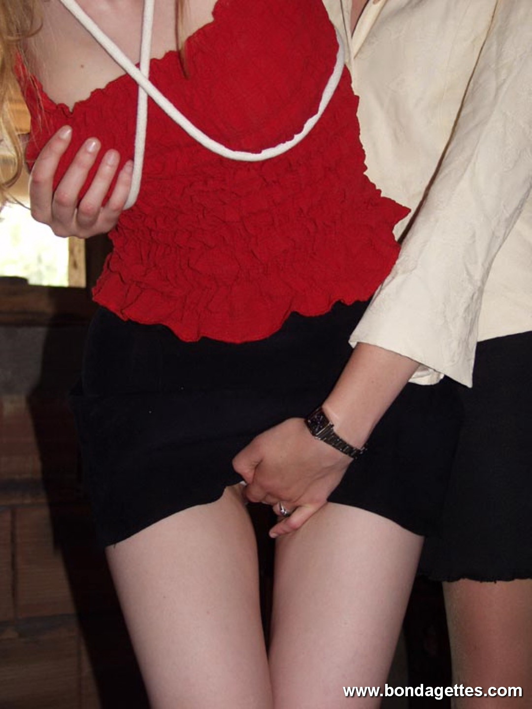 Hot girl in bondage 360