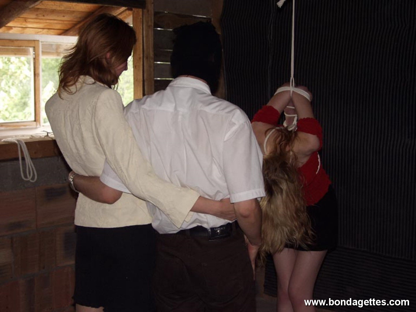 Hot girl in bondage 360