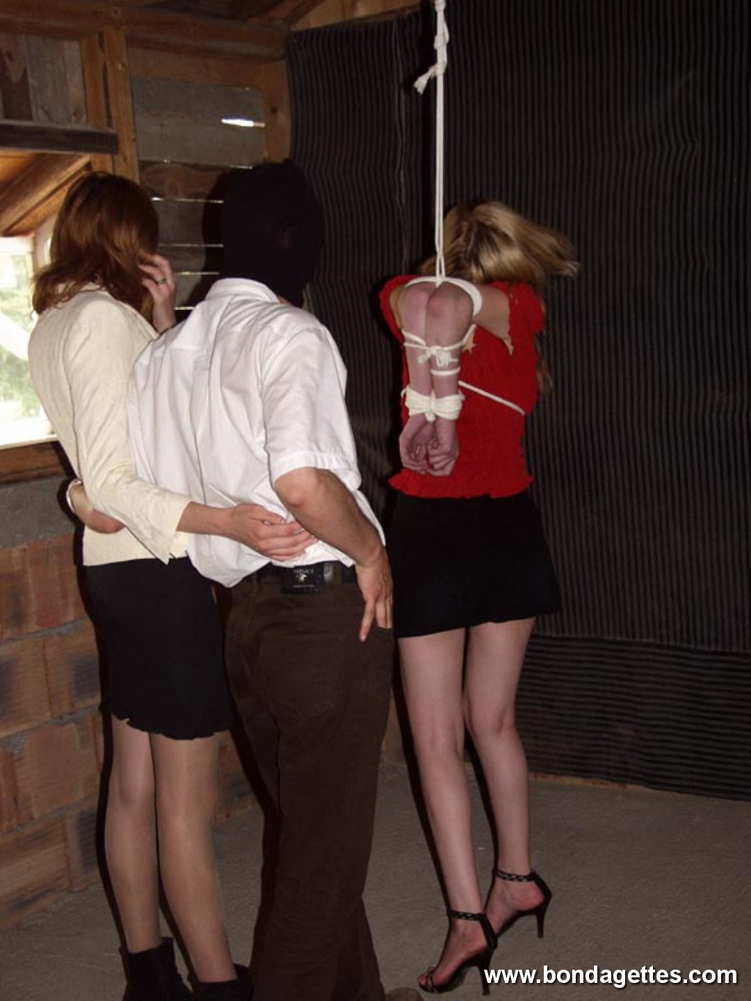 Hot girl in bondage 360