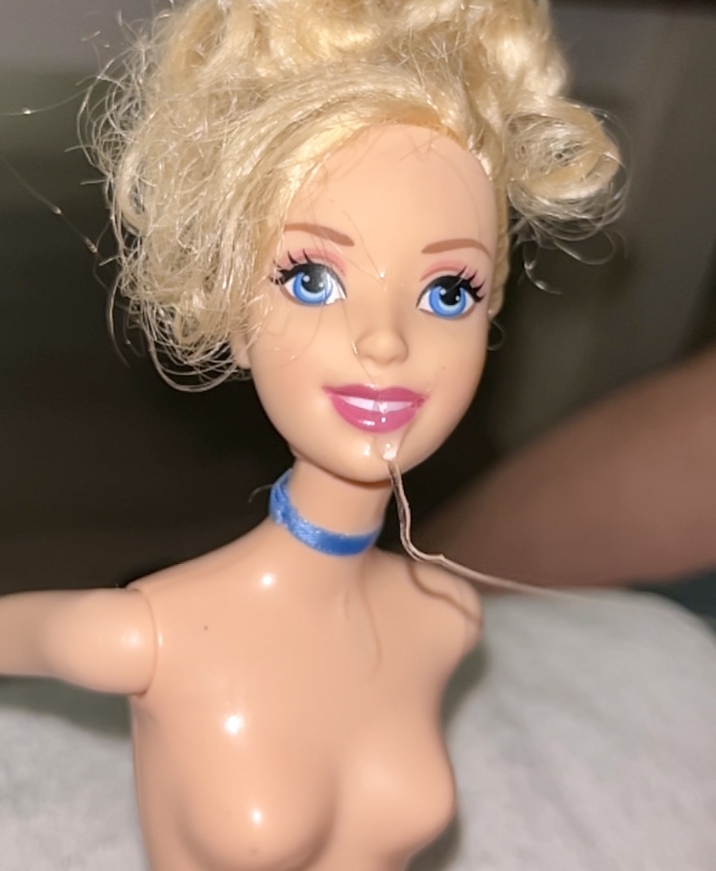 Naked secondhand store Barbie  precum and cumshot