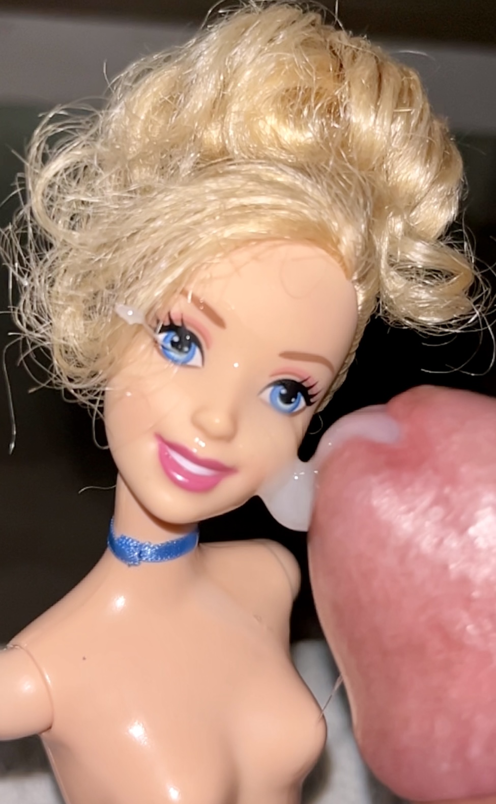 Naked secondhand store Barbie  precum and cumshot