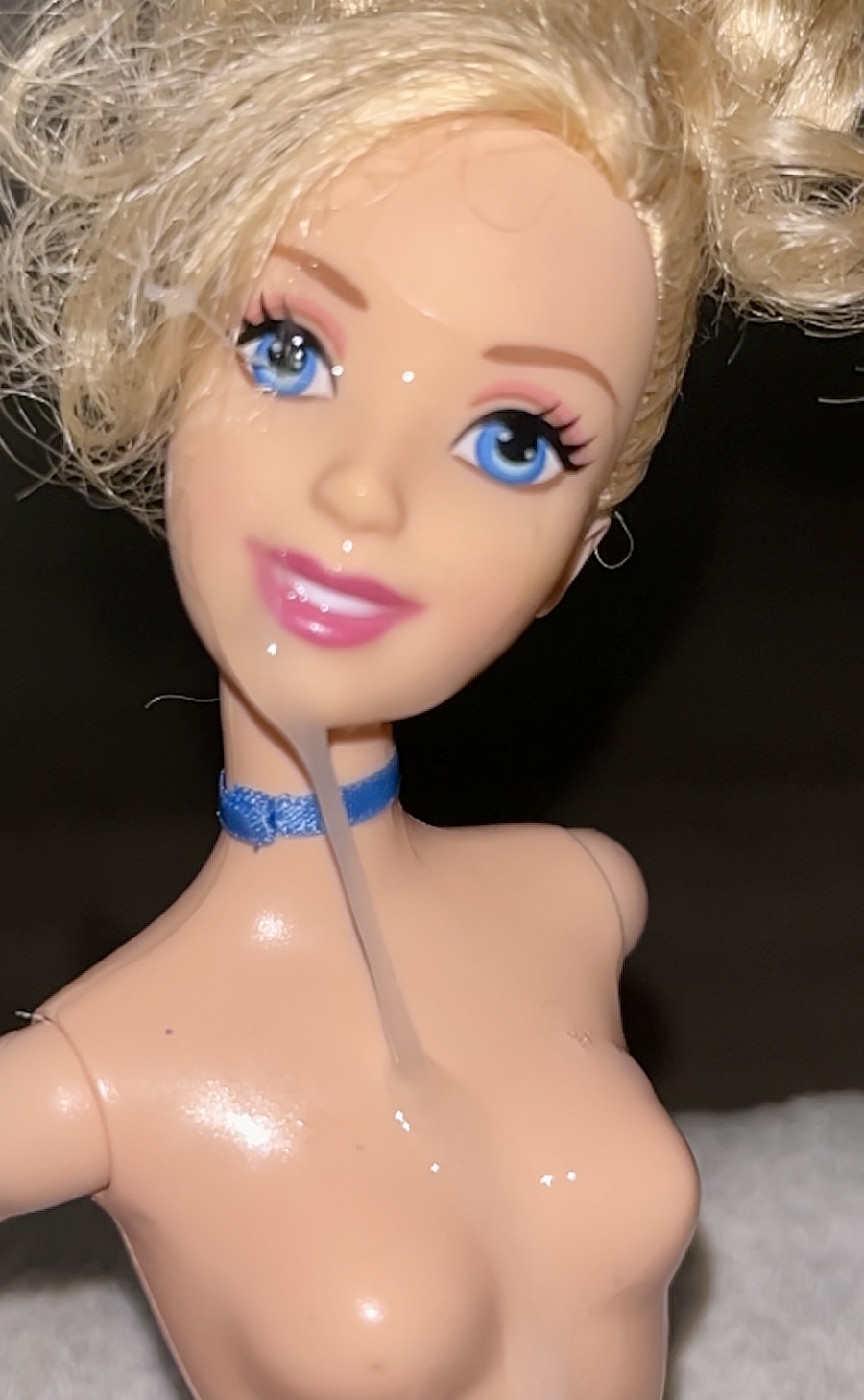 Naked secondhand store Barbie  precum and cumshot