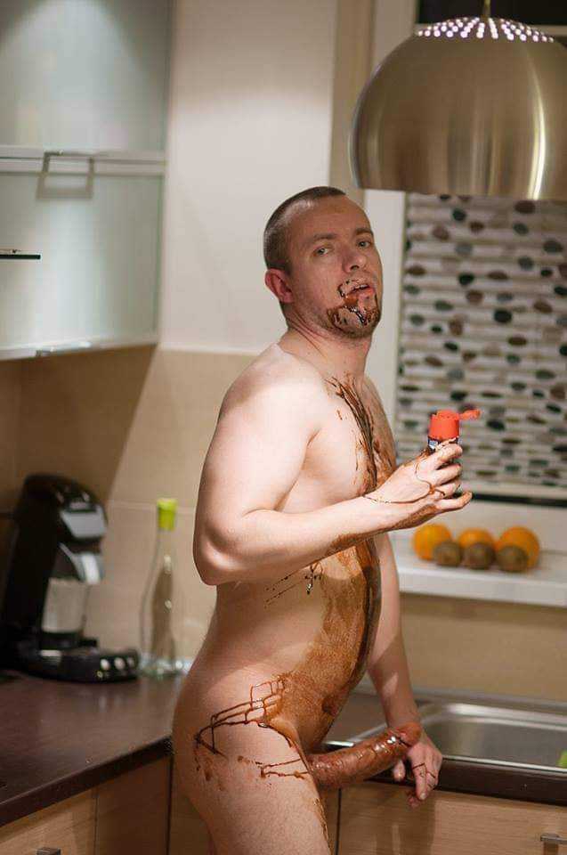 Polish male whore in chocolate