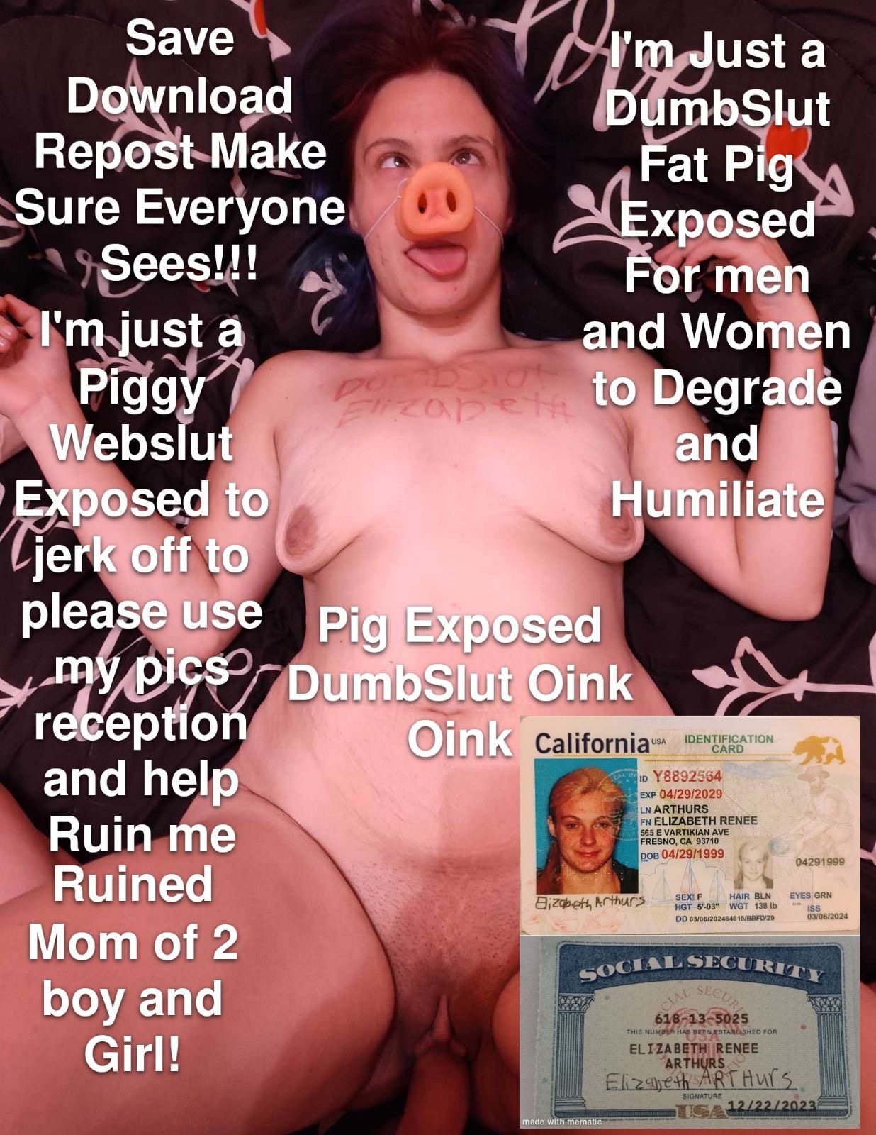 Saggy Tits Slut Elizabeth