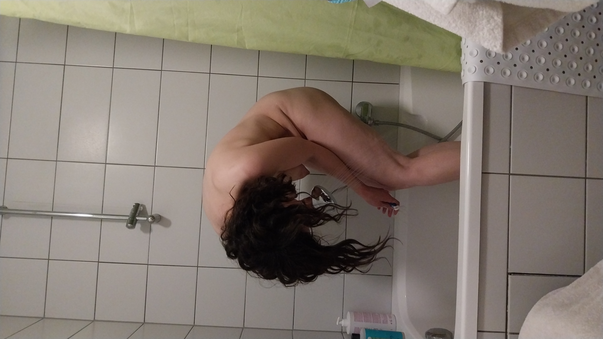 lilith on the shower