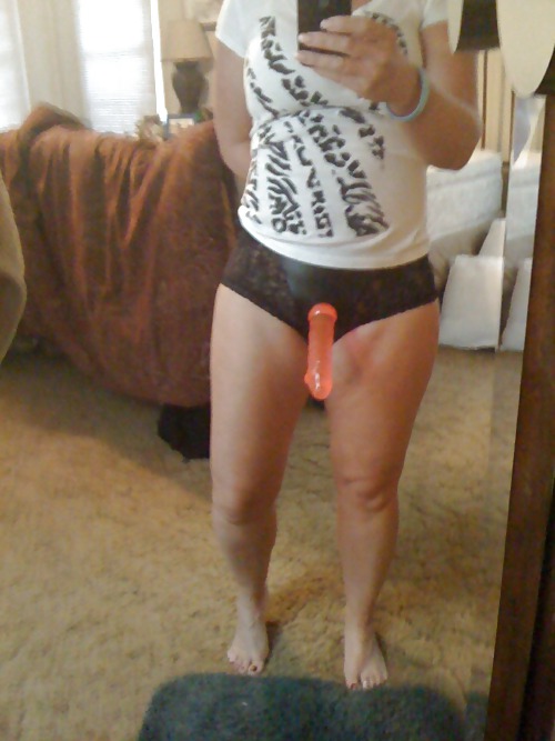 women with a strapon