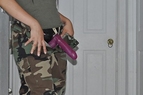 women with a strapon