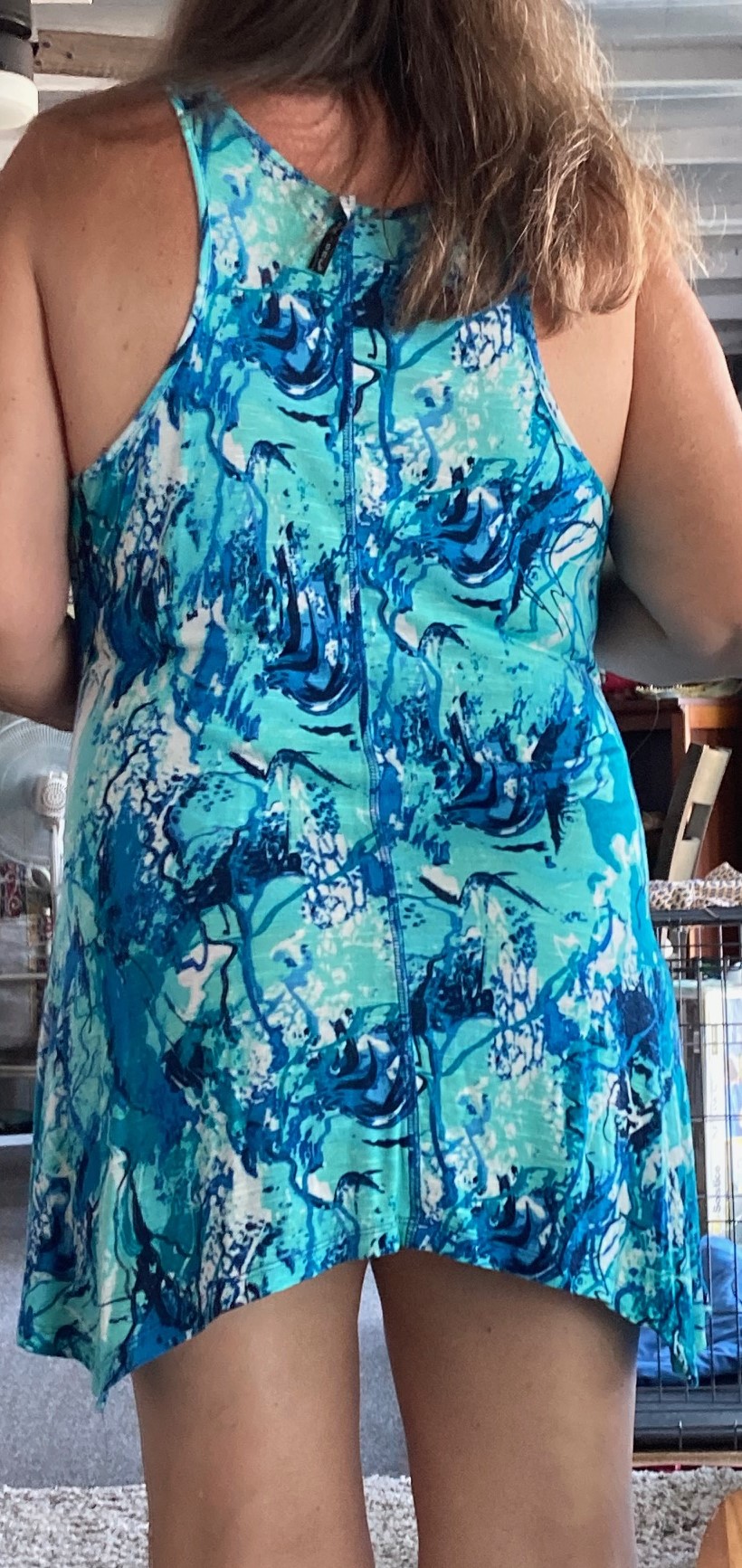 My short dress for easy access