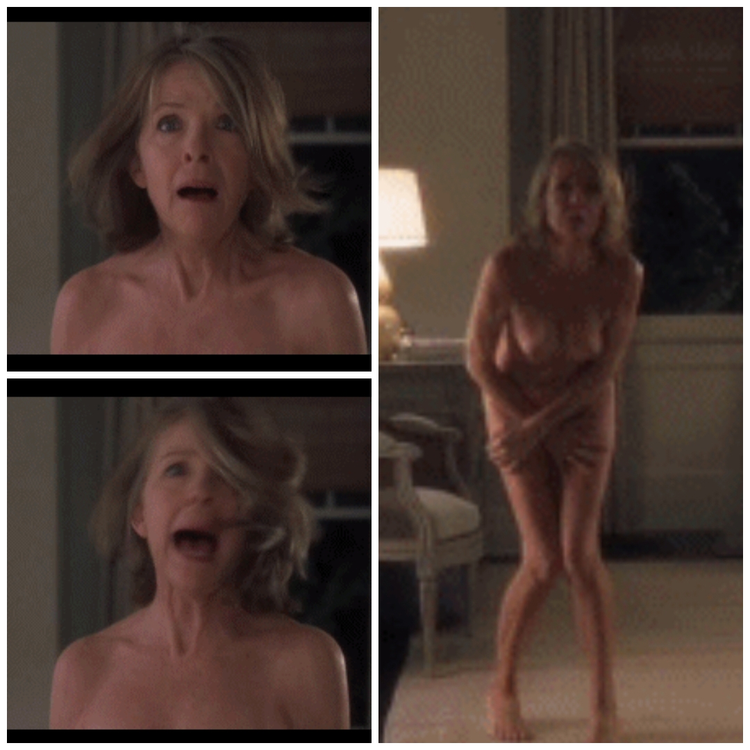 Diane Keaton makes me cum so bad when she gets caught naked