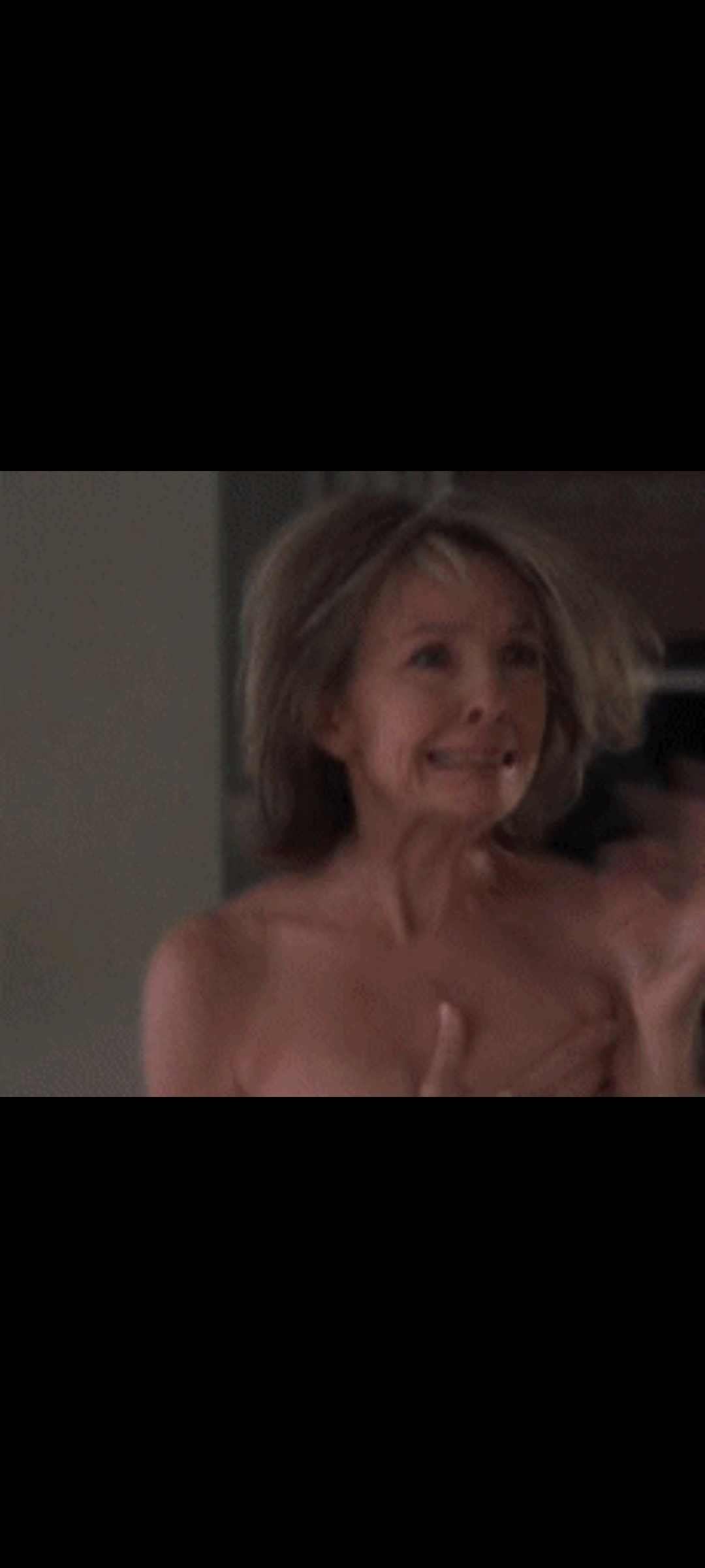 Diane Keaton makes me cum so bad when she gets caught naked