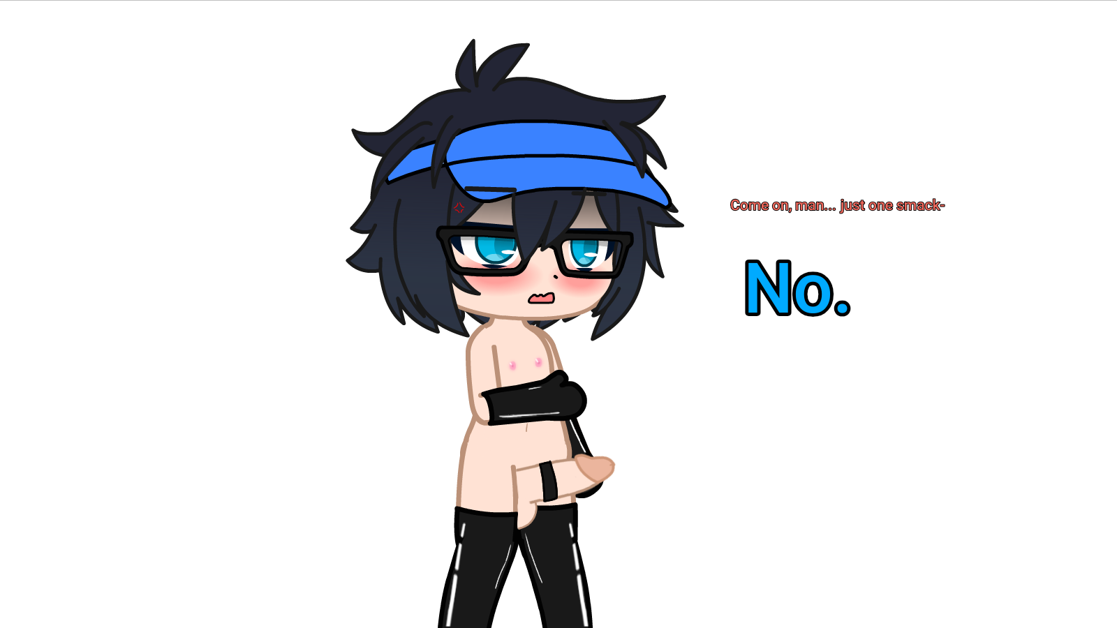 [Gacha] Luni wearing latex clothing