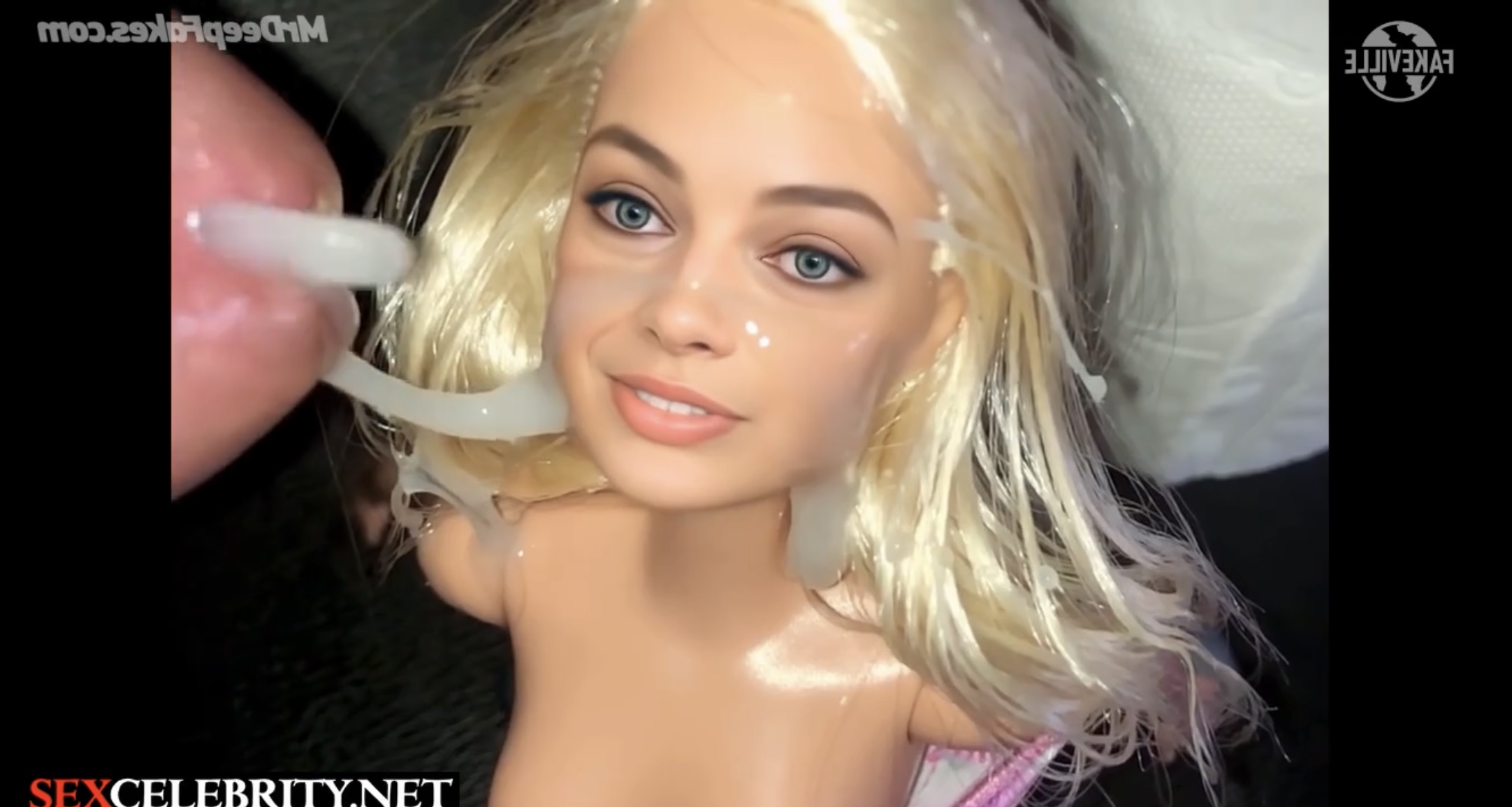 Found my own cumshot and Barbie on internet to make deepfake