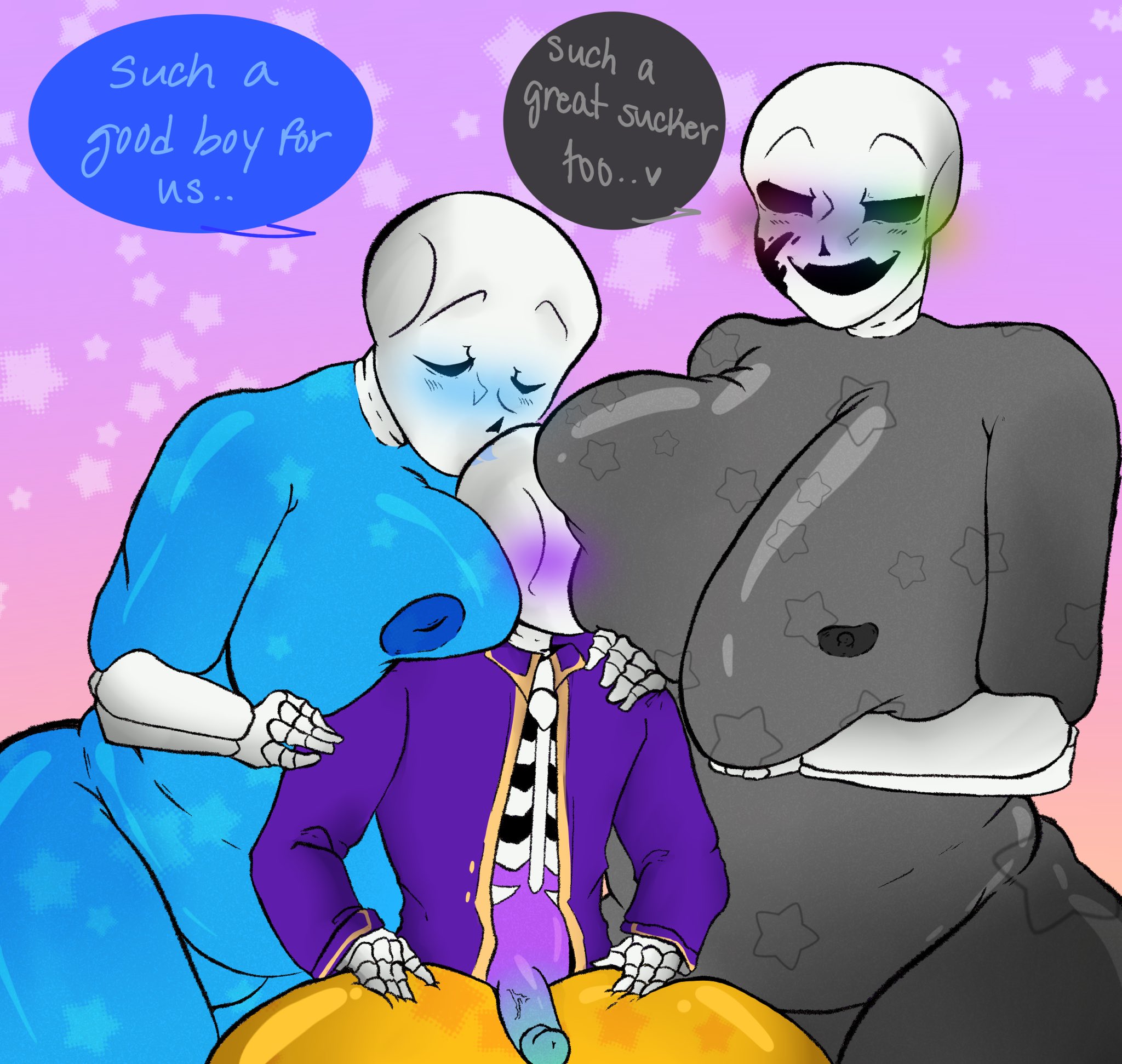 Ink sans getting fucked