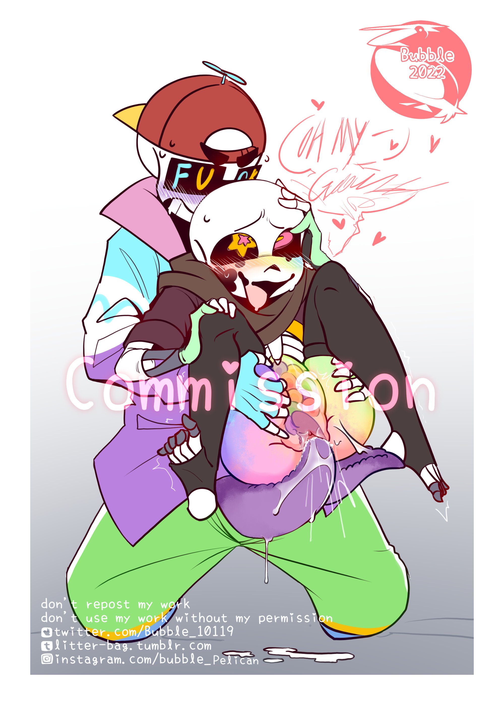 Ink sans getting fucked