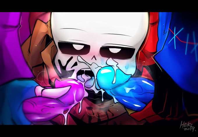 Ink sans getting fucked