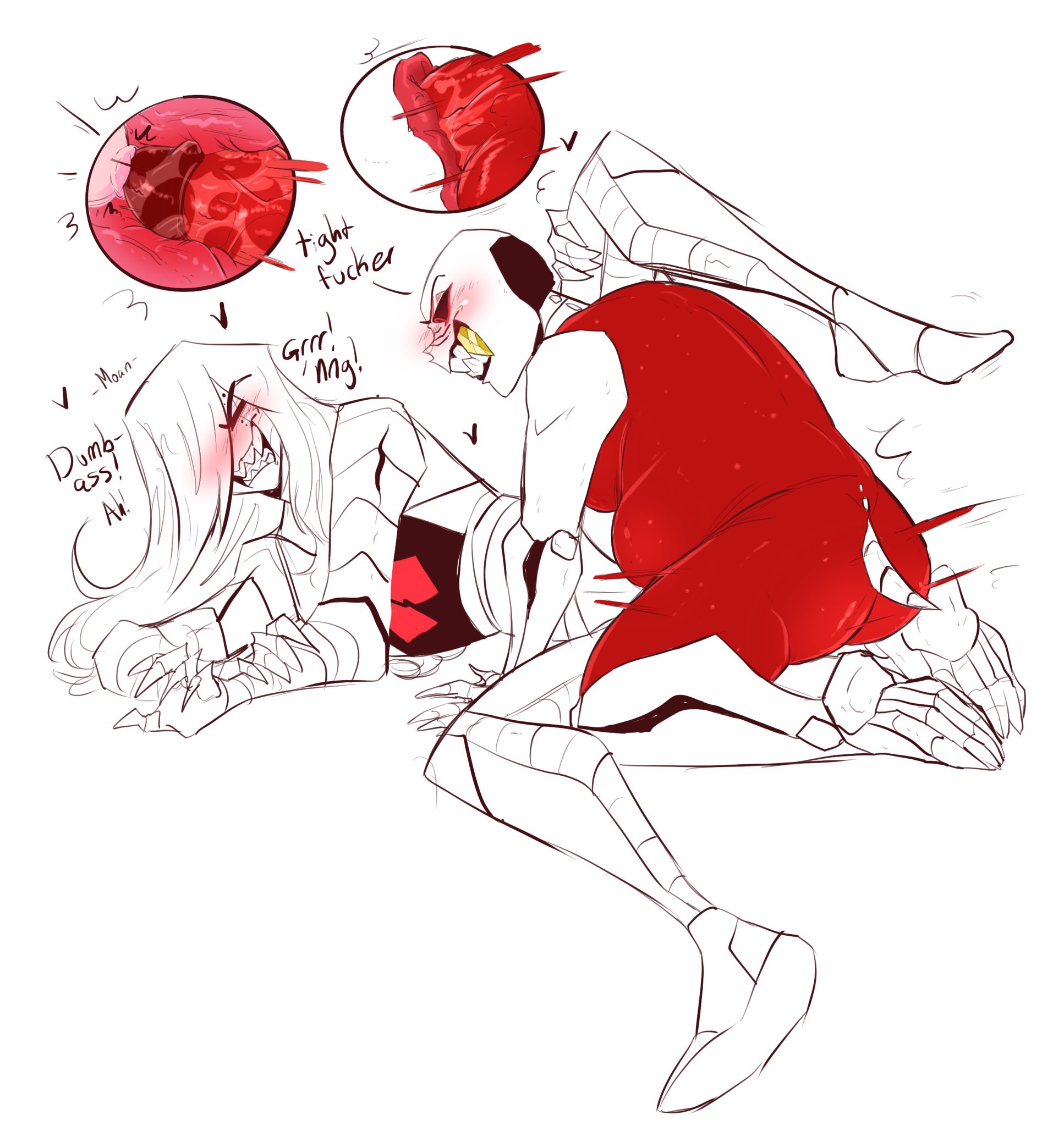 Fell sans getting fucked