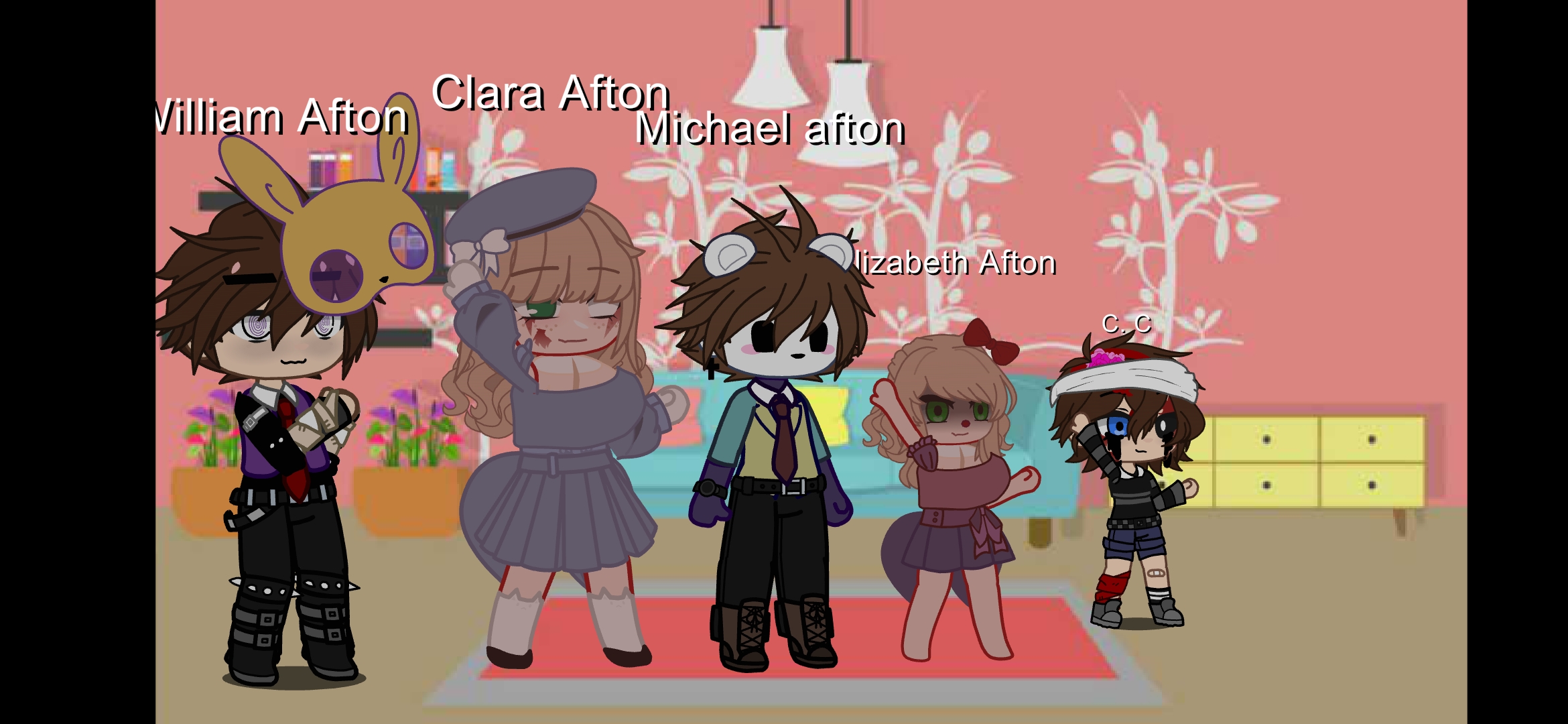 The whole afton family