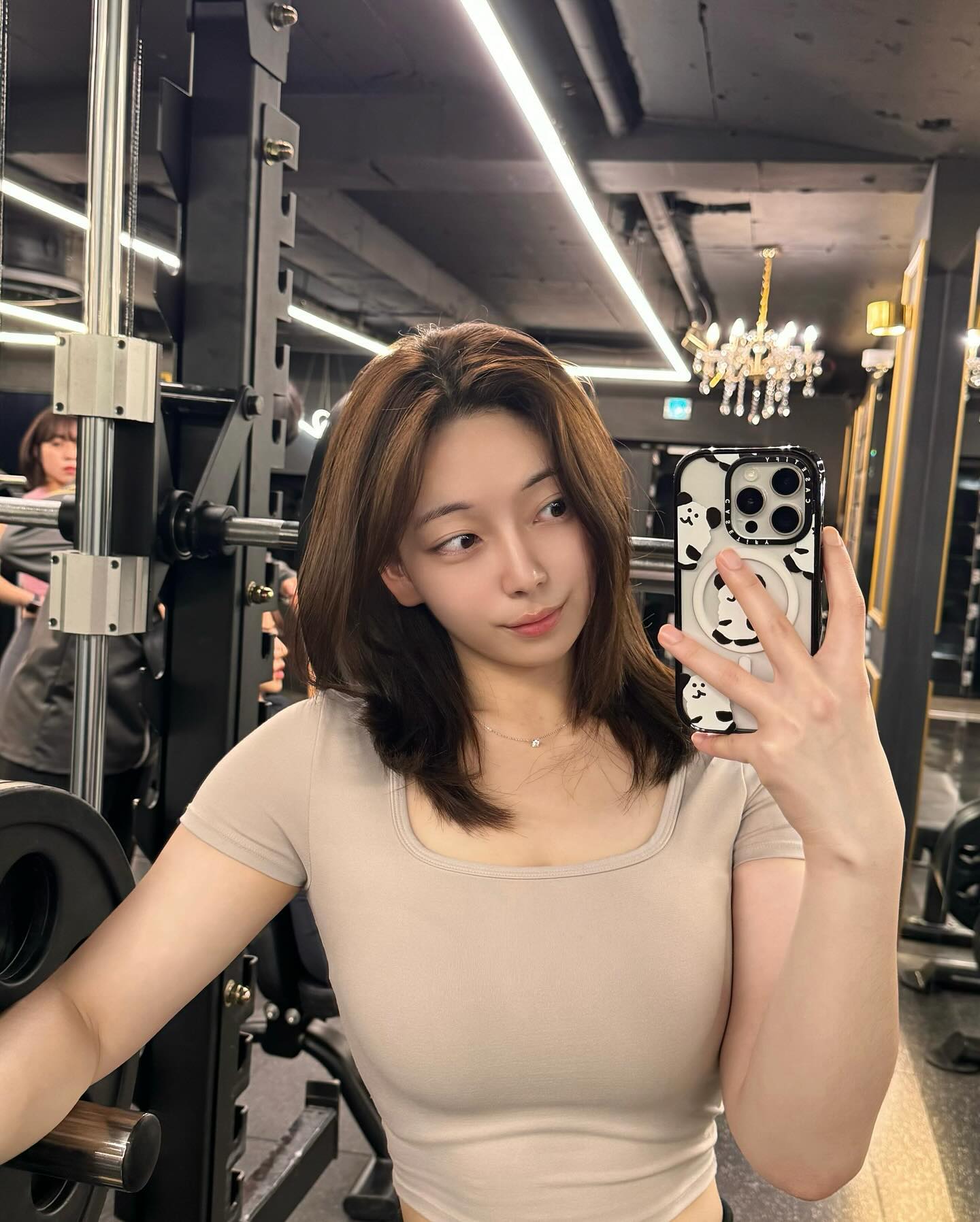 Cute Asian Gym Girl