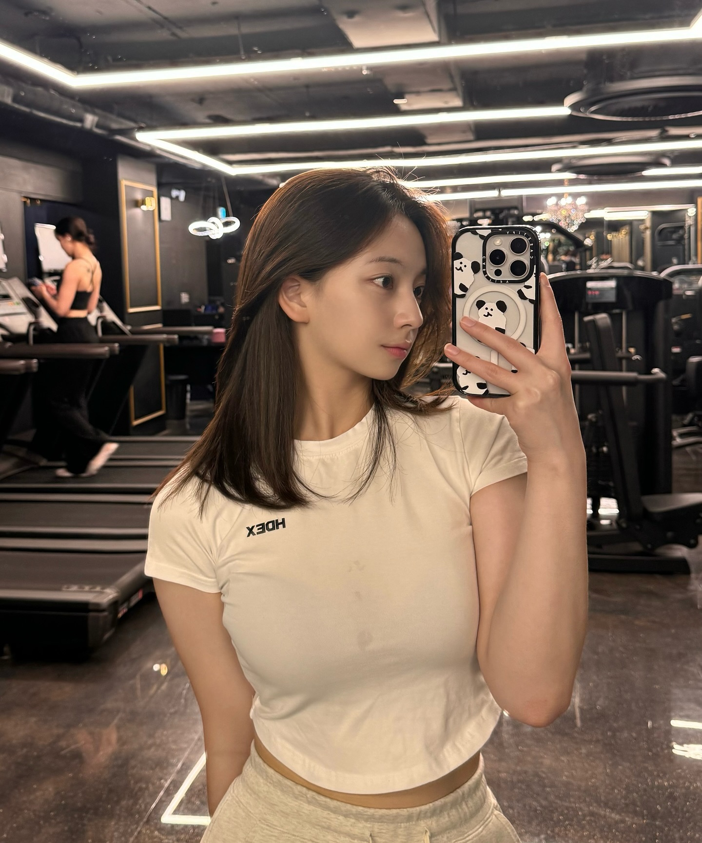 Cute Asian Gym Girl