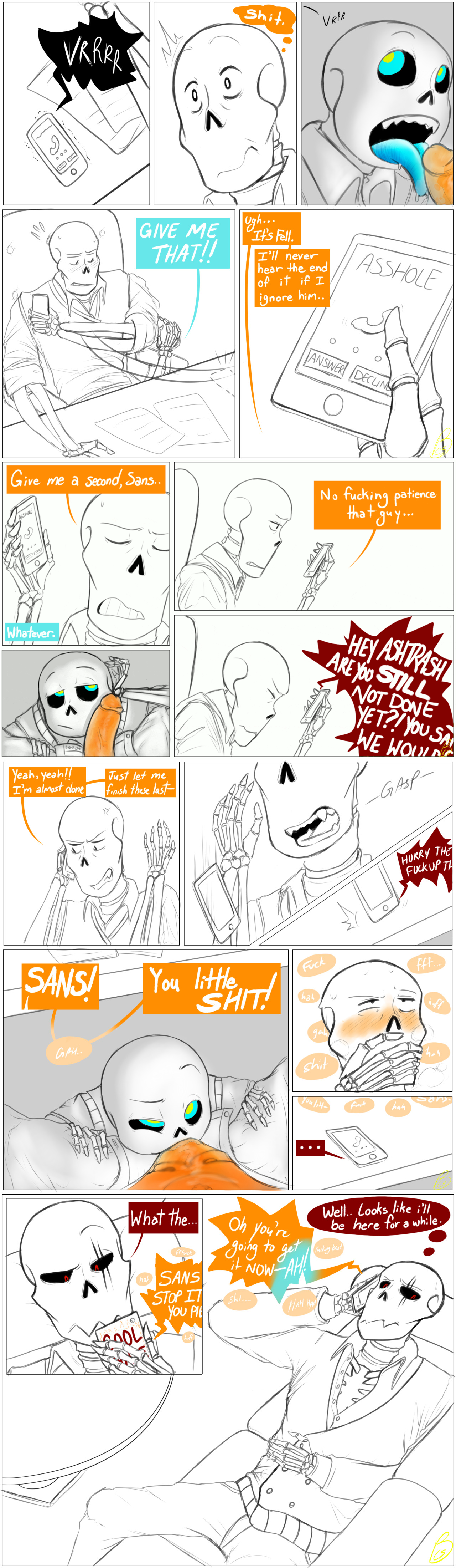 Classic sans getting fucked