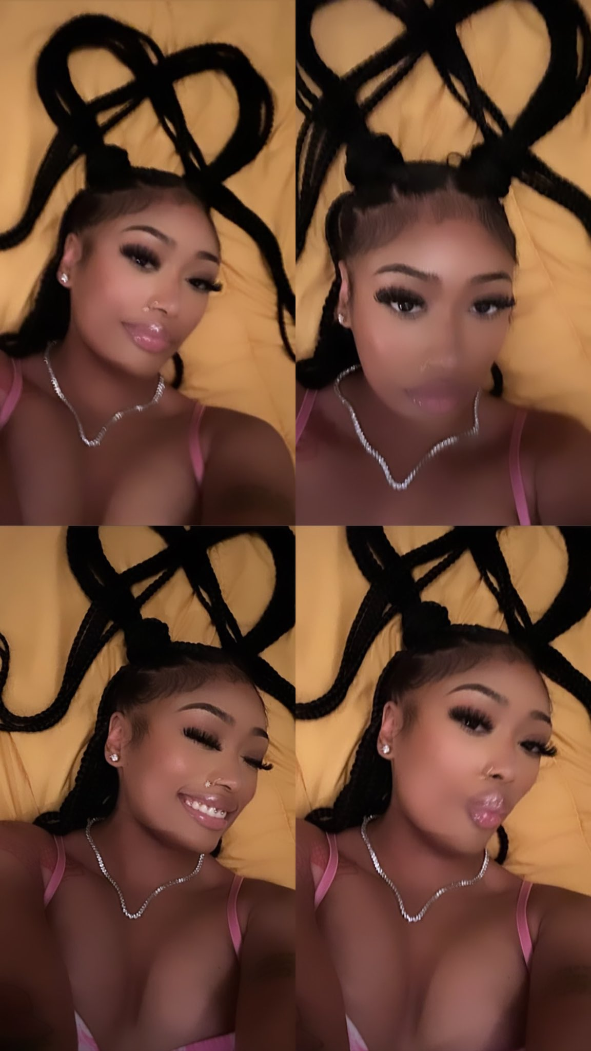 Ebony Goddess Shows her Pussy