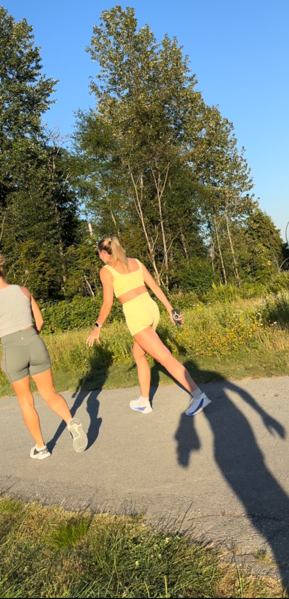 Dirty Blonde DUO Caught in Lulu BOOTY Shorts PART 1