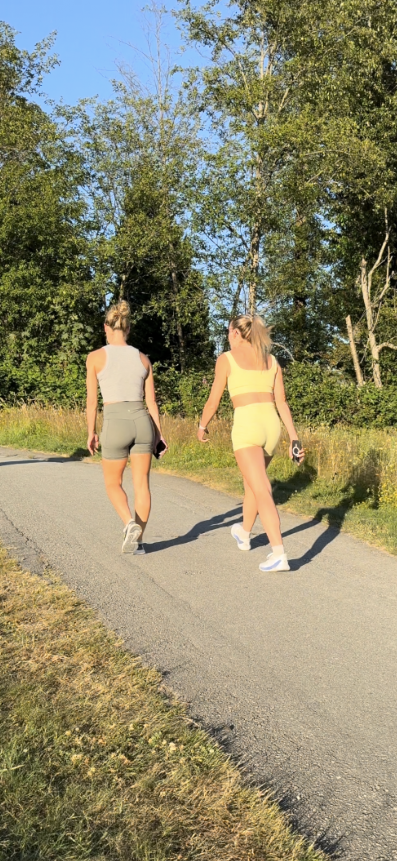 Dirty Blonde DUO Caught in Lulu BOOTY Shorts PART 1