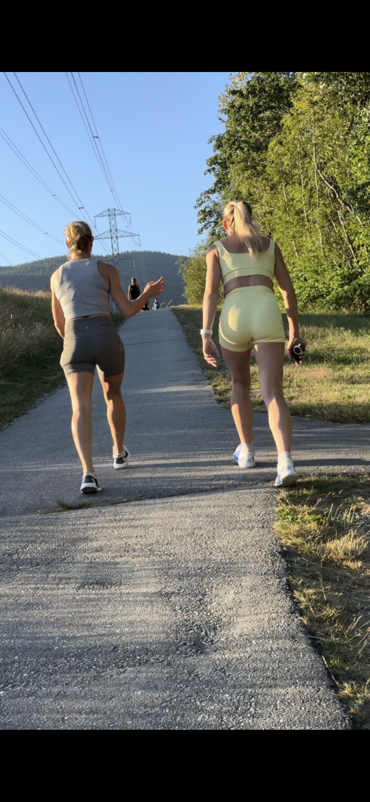 Dirty Blonde DUO Caught in Lulu BOOTY Shorts PART 1