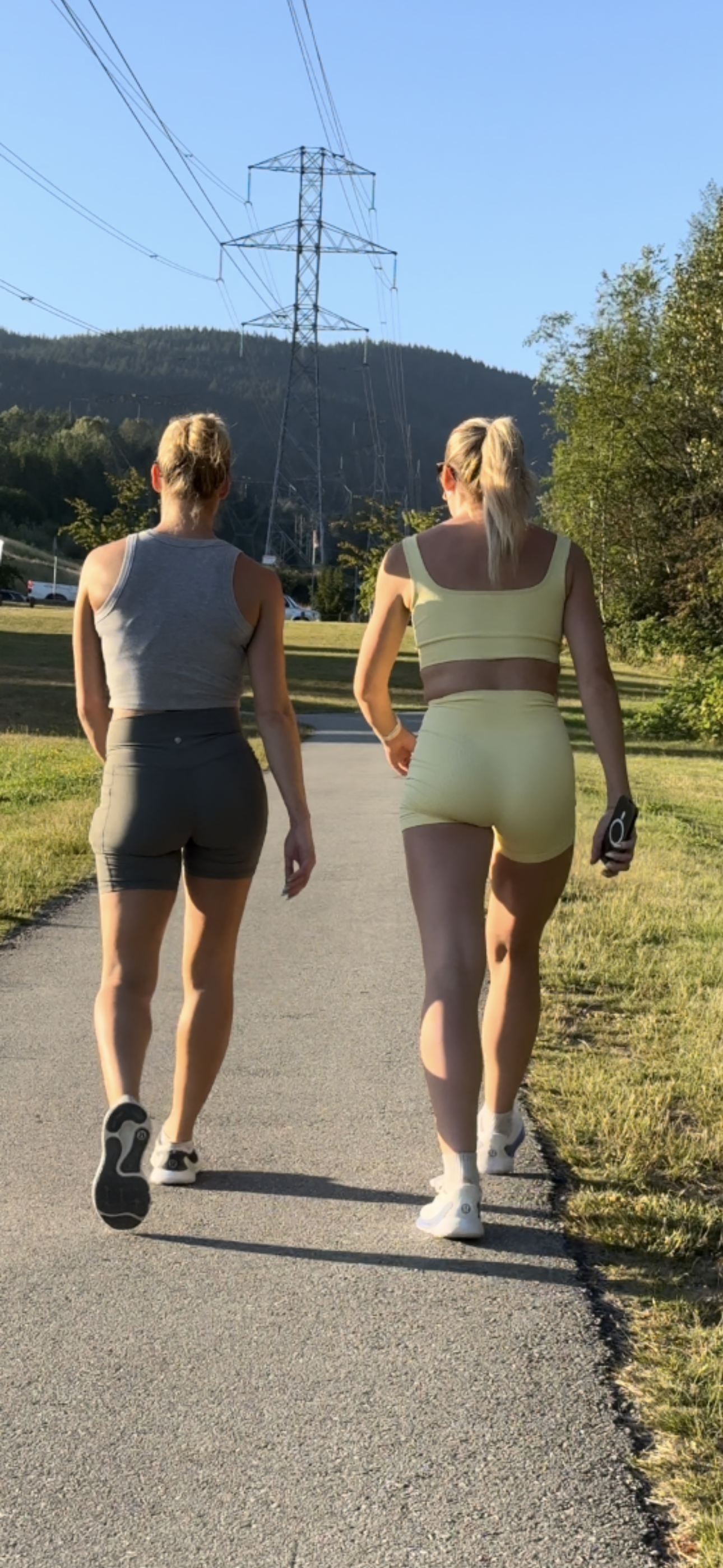 Dirty Blonde DUO Caught in Lulu BOOTY Shorts PART 1