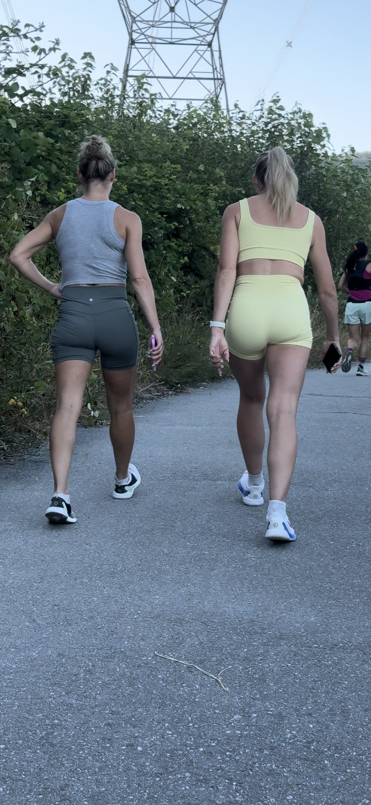 Dirty Blonde DUO Caught in Lulu BOOTY Shorts PART 1