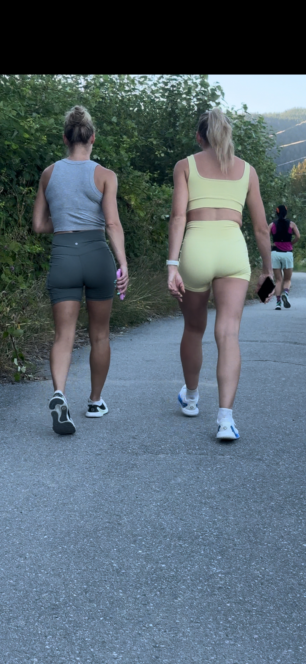 Dirty Blonde DUO Caught in Lulu BOOTY Shorts PART 1