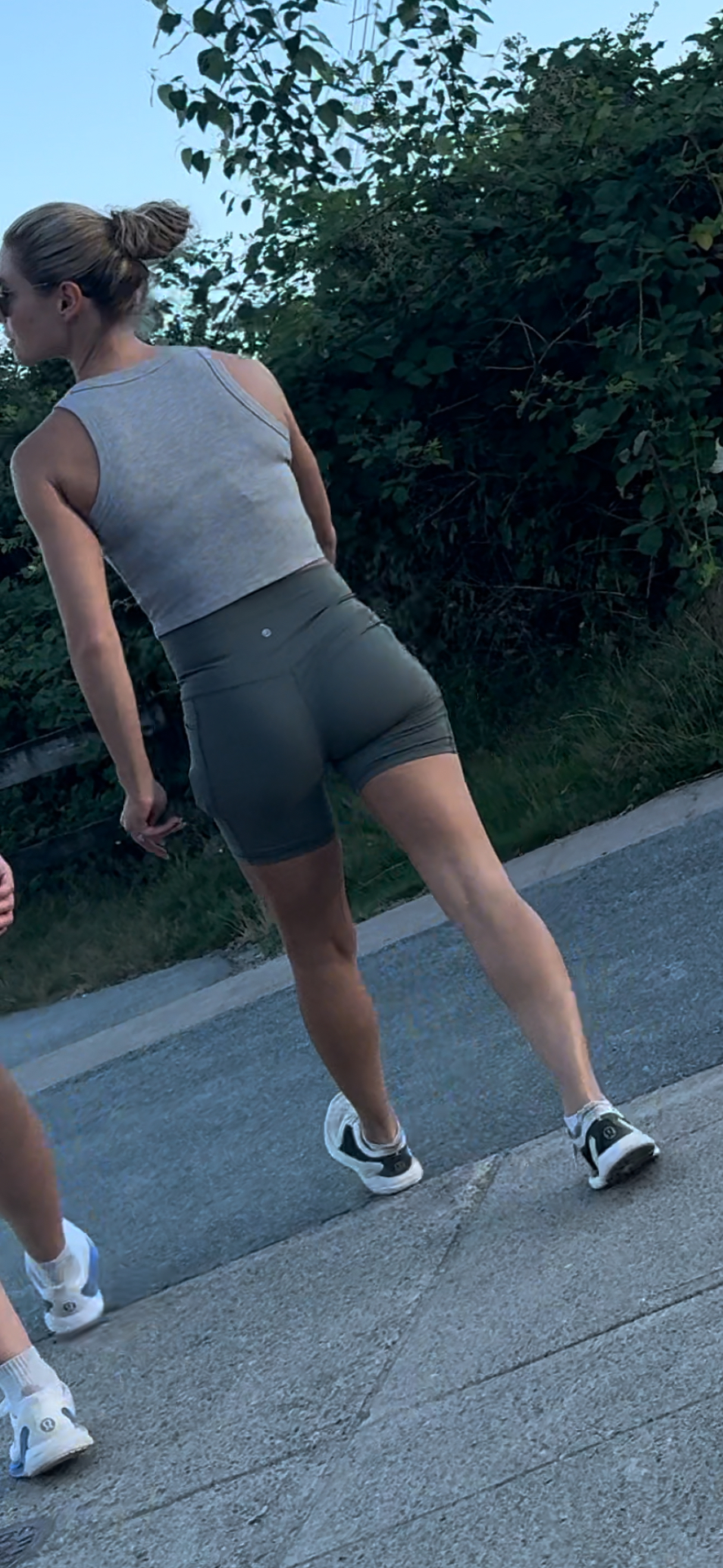 Dirty Blonde DUO Caught in Lulu BOOTY Shorts PART 1