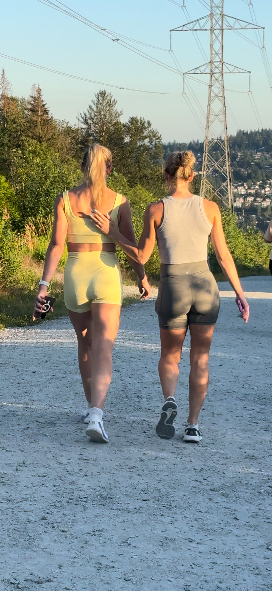 Dirty Blonde DUO Caught in Lulu BOOTY Shorts PART 1