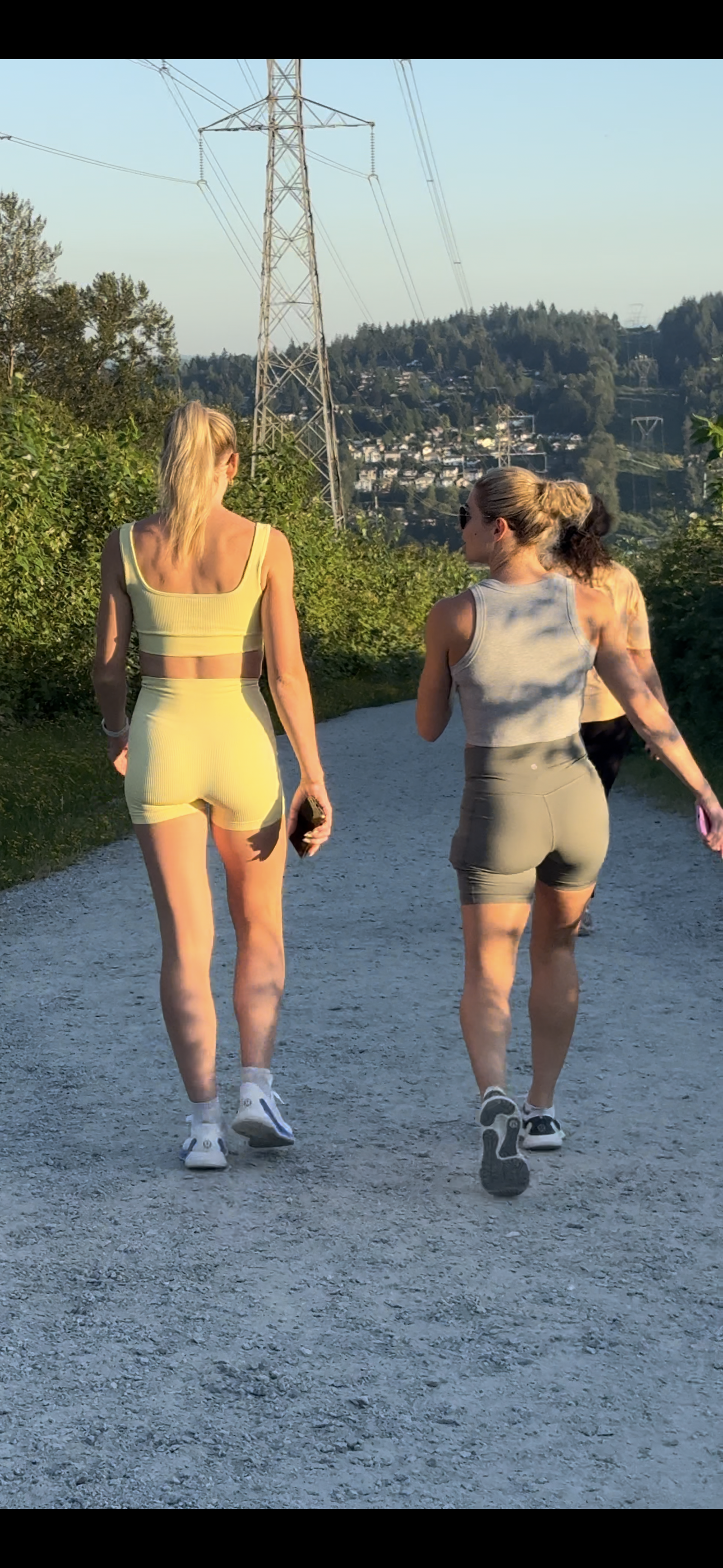 Dirty Blonde DUO Caught in Lulu BOOTY Shorts PART 1