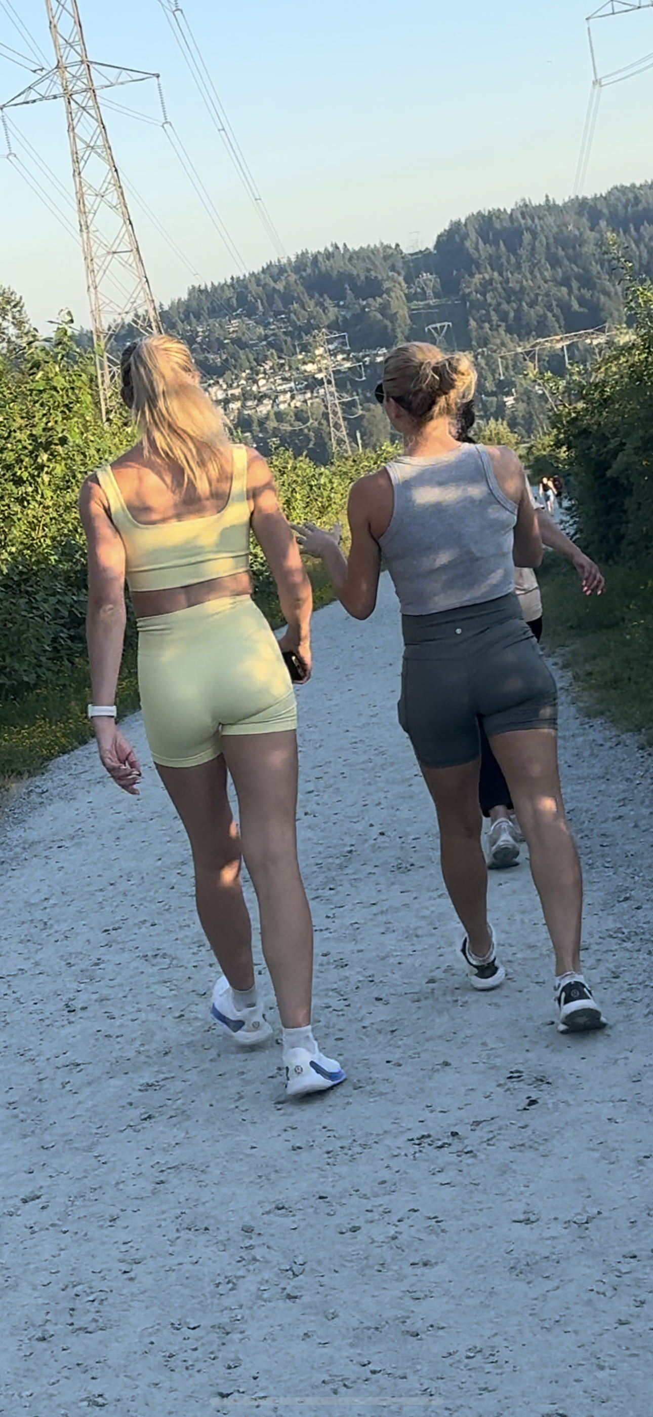 Dirty Blonde DUO Caught in Lulu BOOTY Shorts PART 1
