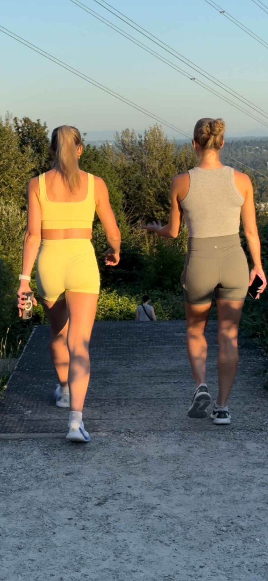 Dirty Blonde DUO Caught in Lulu BOOTY Shorts PART 1