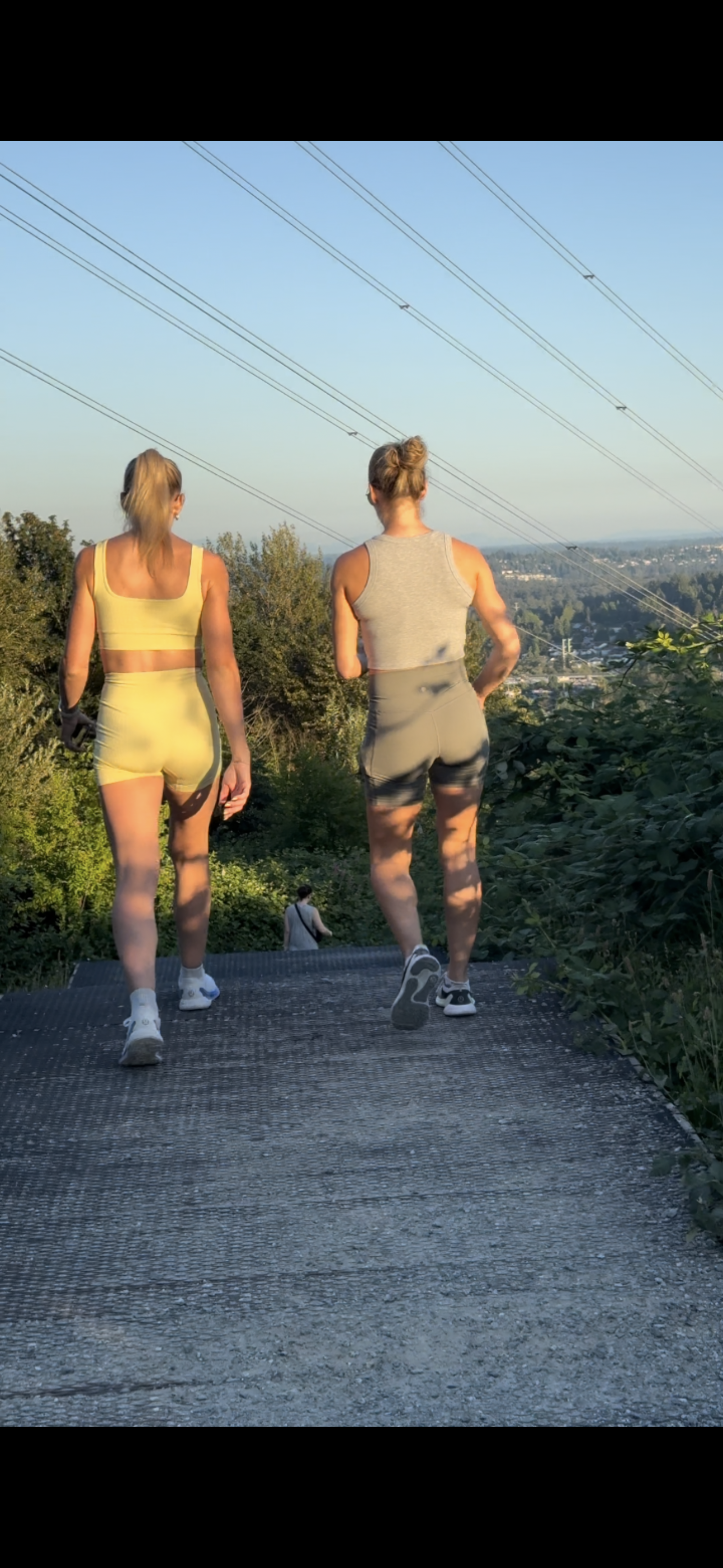 Dirty Blonde DUO Caught in Lulu BOOTY Shorts PART 1