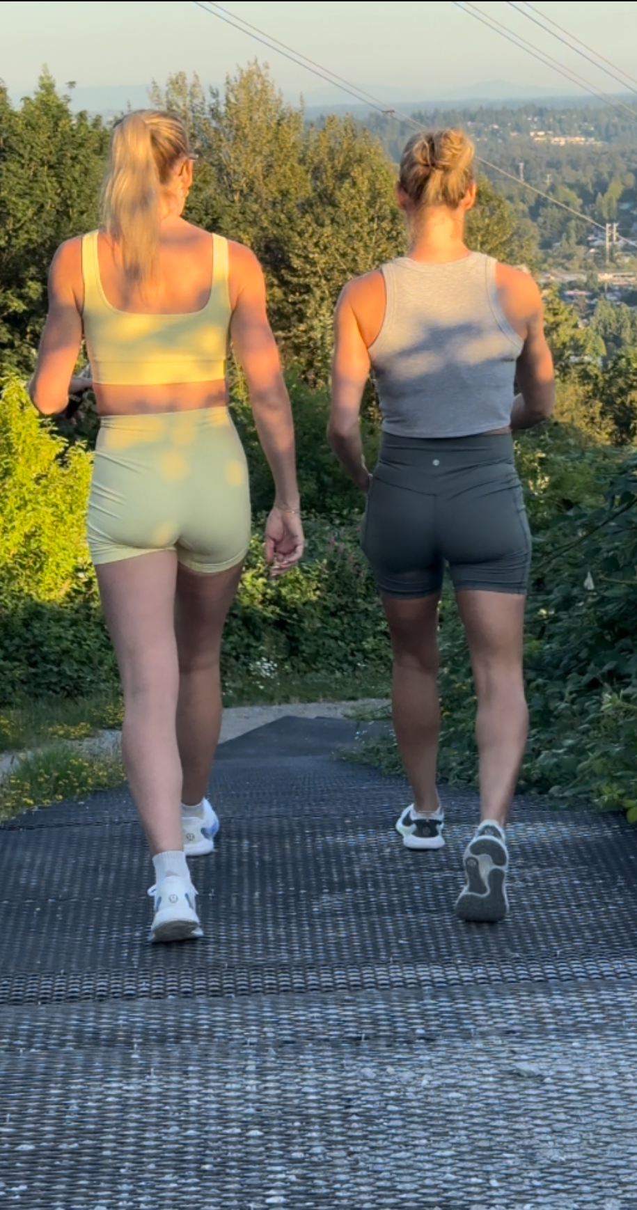 Dirty Blonde DUO Caught in Lulu BOOTY Shorts PART 1