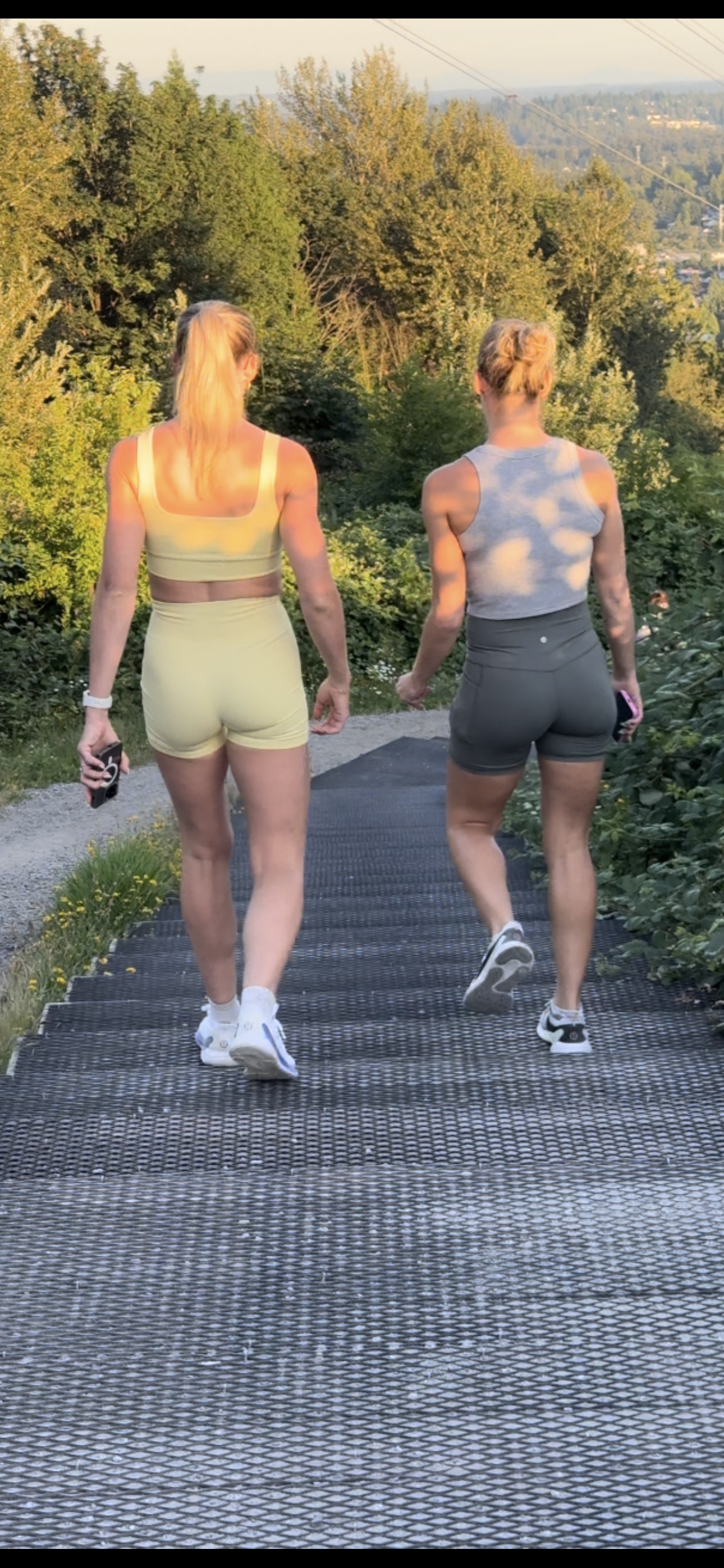 Dirty Blonde DUO Caught in Lulu BOOTY Shorts PART 1