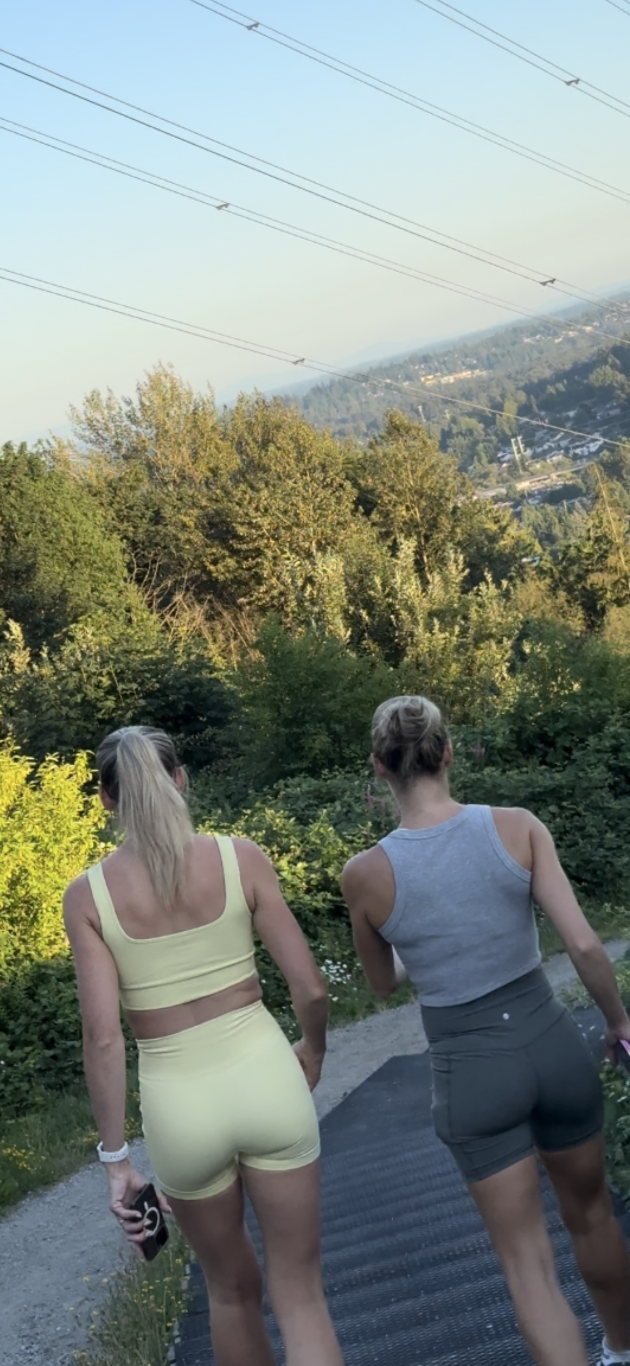 Dirty Blonde DUO Caught in Lulu BOOTY Shorts PART 1