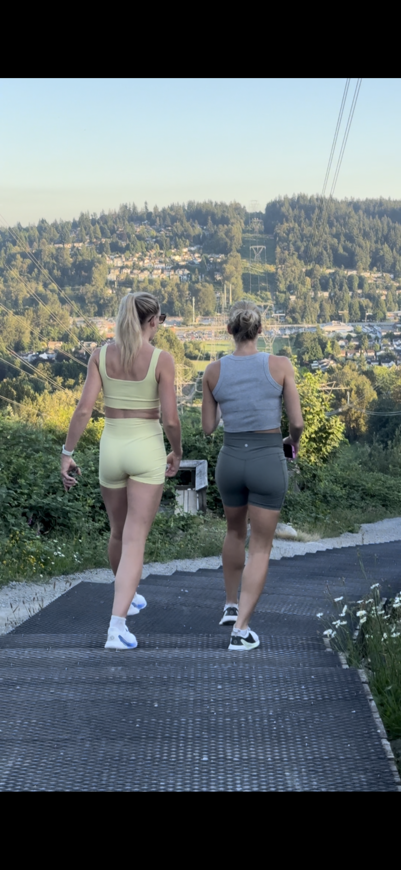 Dirty Blonde DUO Caught in Lulu BOOTY Shorts PART 1